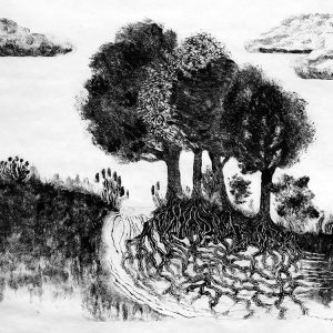 malatsion, A story of water and earth. Sponge trees, 2025